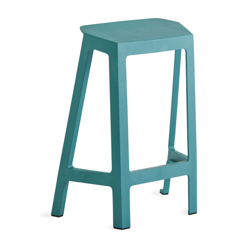 Ergonomic Active Stool with Footrest, Green