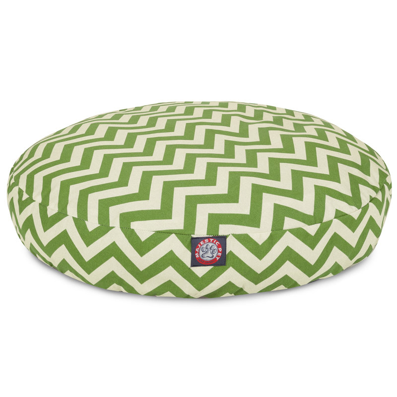 Coussin Zig Zag, Petit (l 30 po x P 30 po x H 4 po), Sauge