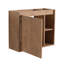 Meuble-lavabo mural 24 po avec lavabo en céramique blanche et porte à fermeture en douceur, emballage KD-171229169-171229170