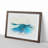 Rolling Ocean Waves in Abstract - Picture Frame Graphic Art Print-55762673-55762679