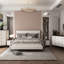 Miroir rond gris Carena