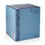 Vase hexagonal bleu Spode 10,5 "
