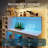 Wine Bar Cabinet With LED Light-1730981205