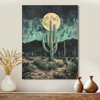 Marsano - Cactus en métal, reproduction d'art traditionnelle en métal