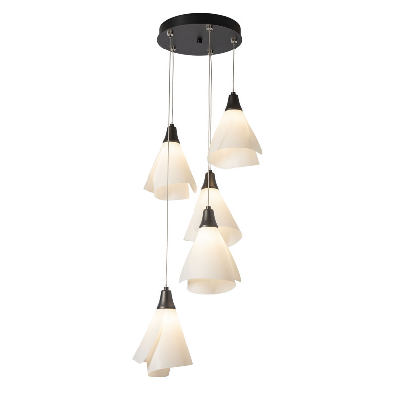 Mobius 5 - Light Cluster Pendant, 80", Oil Rubbed Bronze, 5
