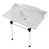 Marble White/Black/White selected