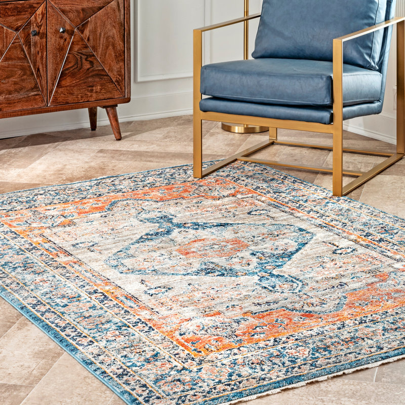 Parkison Oriental Indoor Rug, Rectangle 5' 3" x 7' 6"