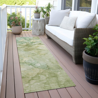 Tapis intérieur / extérieur Xhevrie lavable à la machine