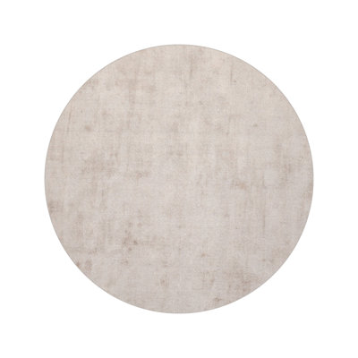 Tapis taupe touffeté à la main de style oriental texturé contemporain