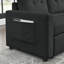 Canapé-lit modulaire réversible de 78,5 po Modern Canapé avec méridienne et sac de rangement latéral Modern