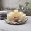 Unscented Realistic-Flame LED Wax Pillar Candles