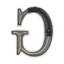 Heurtoir de porte lettre monogramme-15229957-15229953
