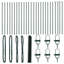 Vidaxl Hexagon Fence Steel-114622015-114622016