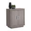 Armoire de rangement, finition gris moyen