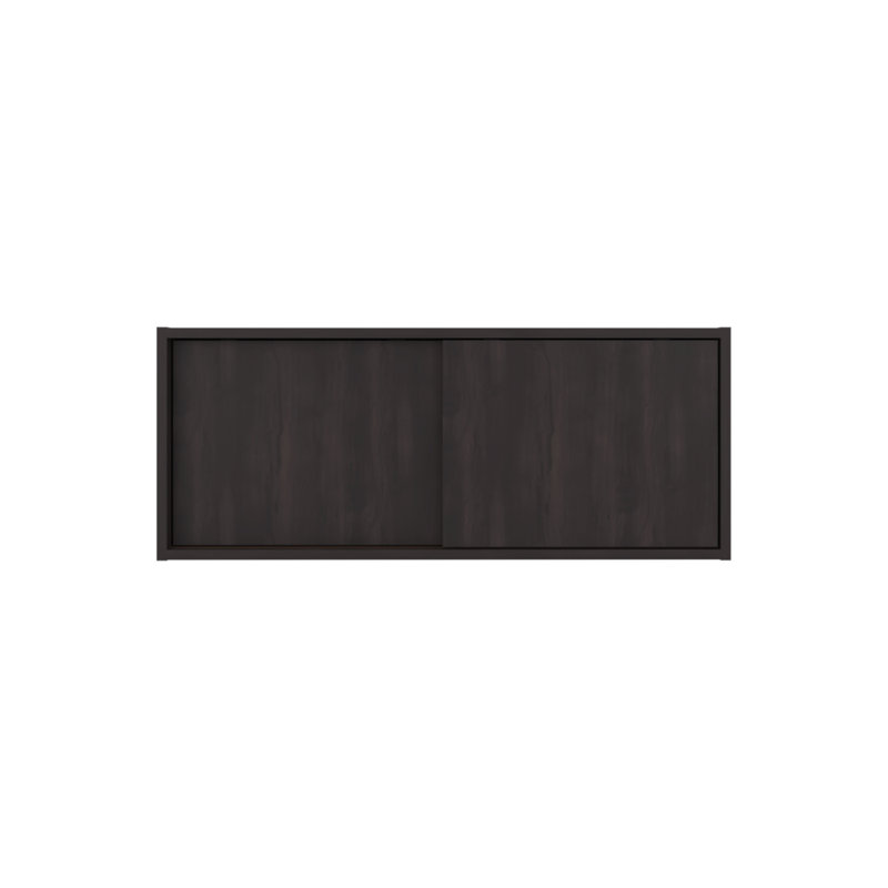 Note 32-Inch Wide Wall Storage Cabinet With Sliding Doors, Compact Wall-Mounted Storage Option For Bedroom, Office, Living Room Or Garage Organization