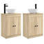 Single Bathroom Vanity with Ceramic Basin-1486182950