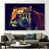 White Floater Framed