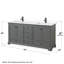 Ensemble de meuble-lavabo double 72 po Deborah-51712419-80205272-51712422