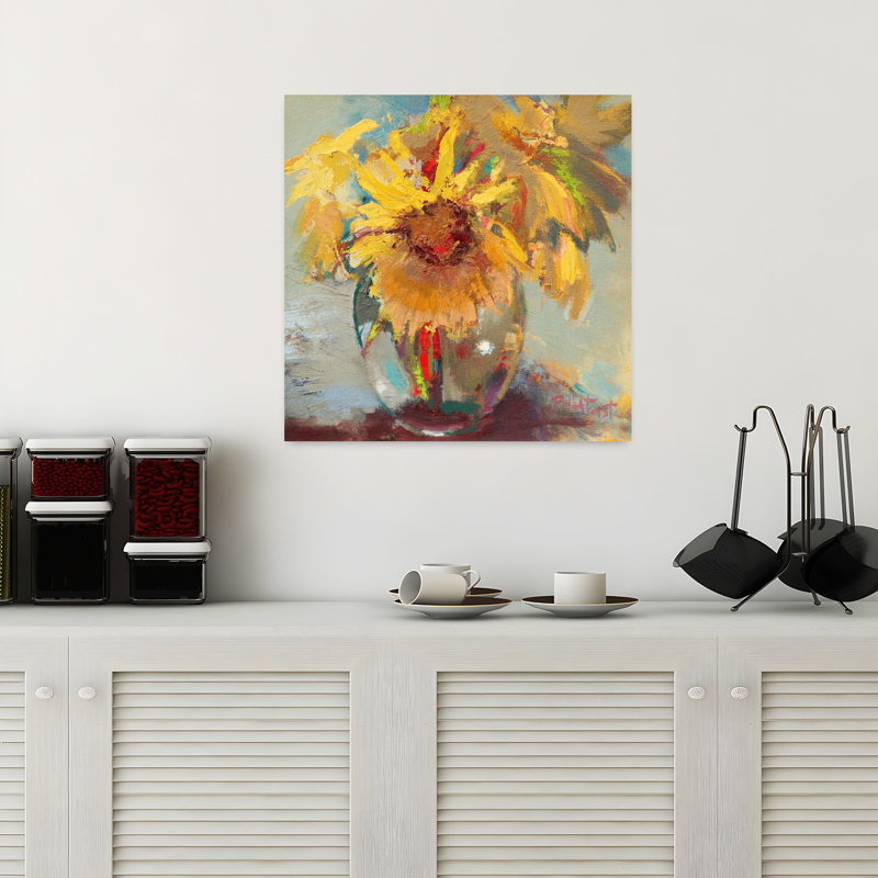 Art floral en forme de globe d'eau, H 18 po x l 18 po
