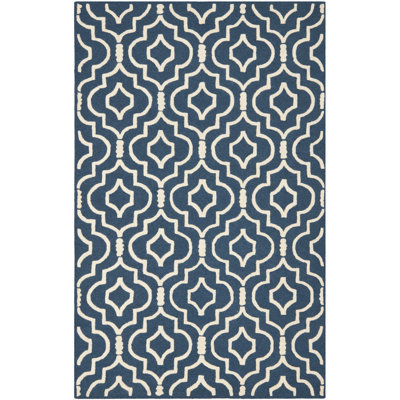 Sol Geometric Wool Hand Woven Area Rug