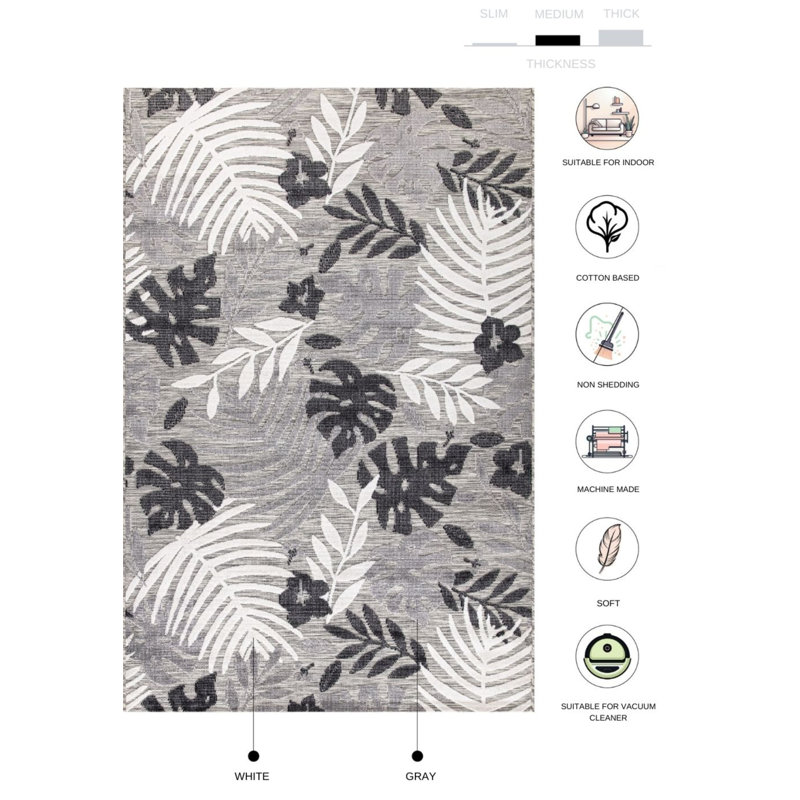 Tapis rectangulaire Royalton, Rectangle 6 pi 6 po x 9 pi 7 po