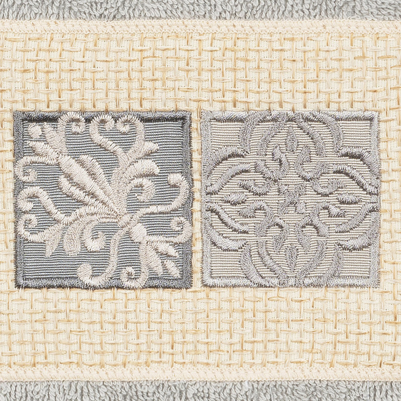 Vivian Midweight Hand Towel, Light Gray