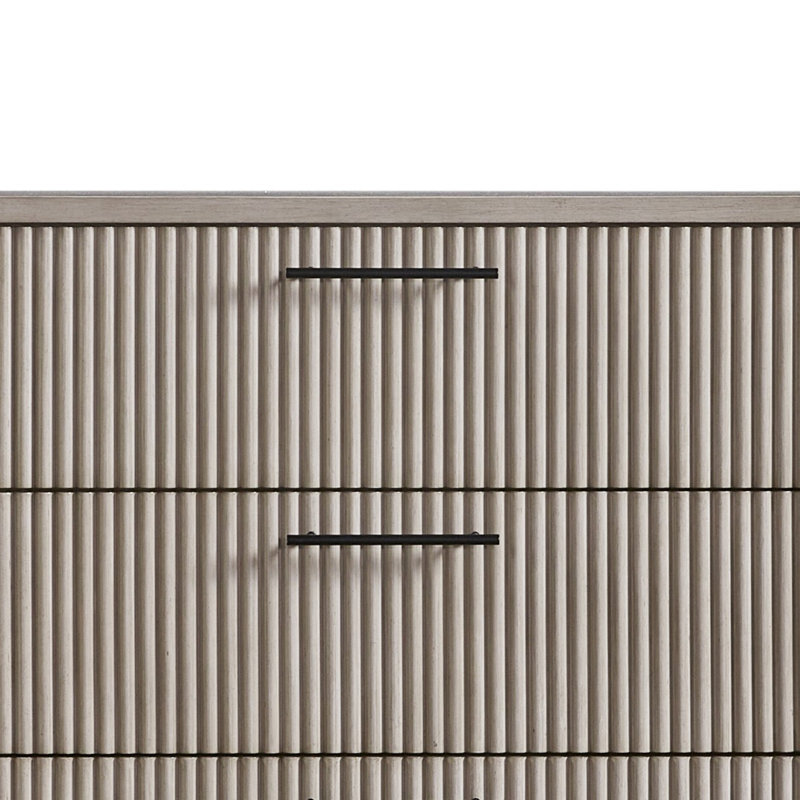 Commode 4 tiroirs - Taupe, Taupe