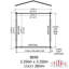 Partone 11 x 11 Ft 28 mm Log Cabin for Hot Tubs-1967252787