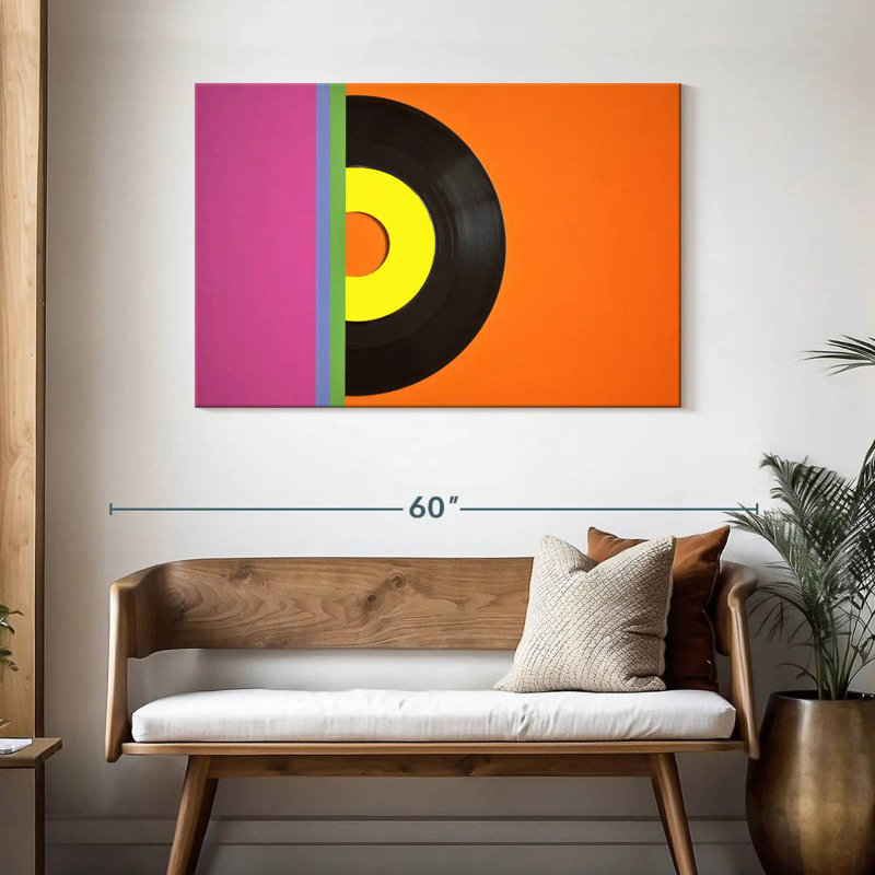 Abarca Vinyl Record Cover, 30" H x 45" W