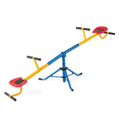 Gymax 2 Seat Spinning Teeter Totter