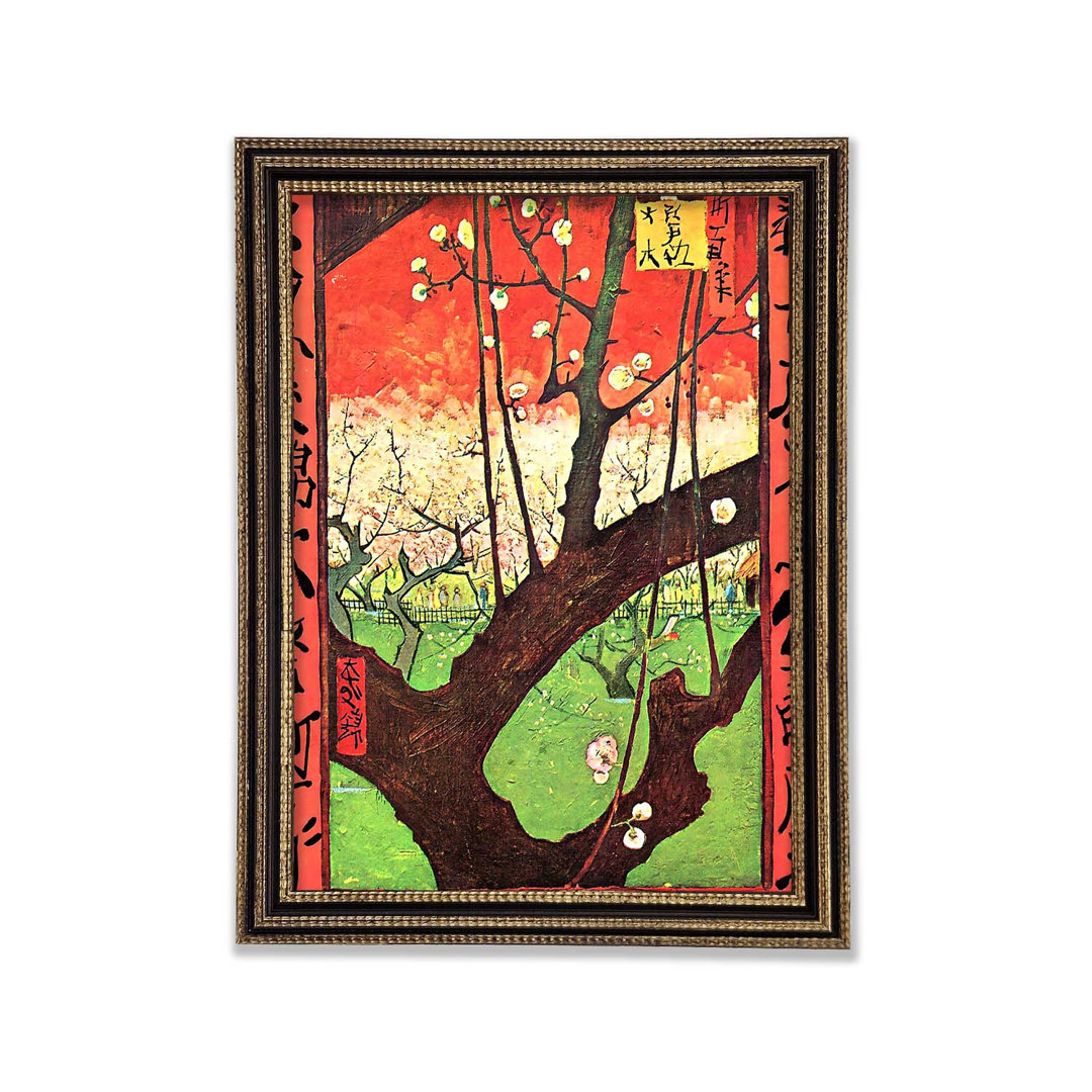 Van Gogh Japonese Tree (After Hiroshige) - Bilderrahmen Kunstdrucke