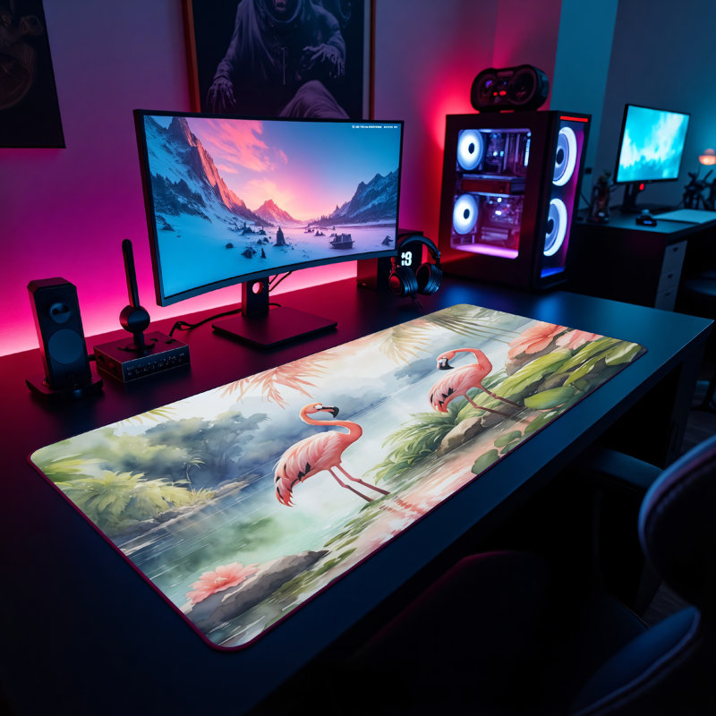 Polyester Desk Pad, 23.6x13.8
