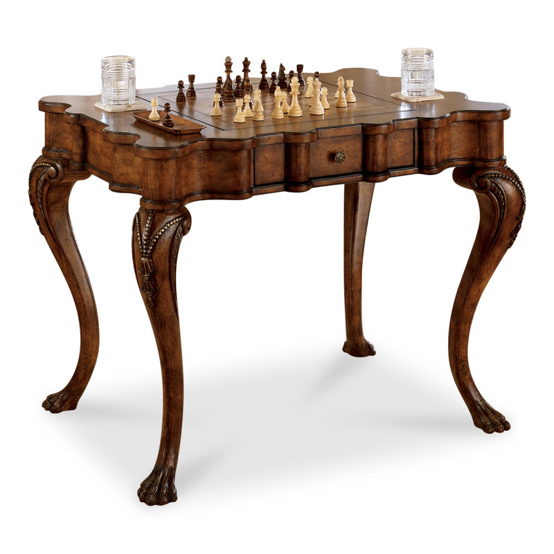 Arlisha Chess & Backgammon Game Table