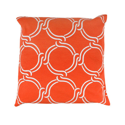 Trinity Geometric Cotton Reversible Throw Pillow