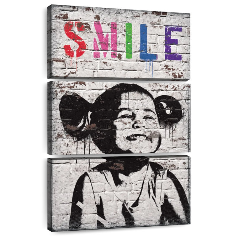 Leisha Smiling Girl, 38" H x 24" W
