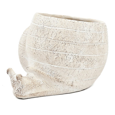 Sand And Cement Planter With Textured Beige Finish 9.5X8.3X6 Inches, Suitable For Succulent Herb Combinations Perfect Small - Space Planting