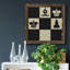 Chess Puzzle II - Toile encadrée de qualité supérieure - prête à être accrochée-857447898-857447902