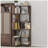 6 Tier Freestanding L-Shaped Corner Bookshelf With Anti-Drop Panels And Anti-Tipping Device, Ideal For Home Office And Space Efficiency-724448497