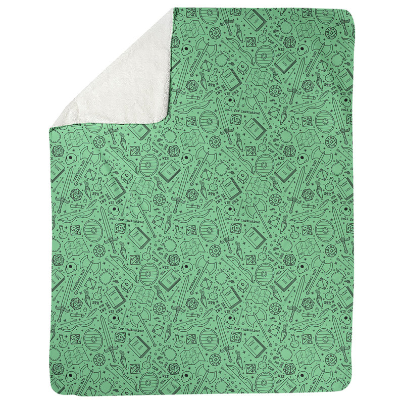 Couverture Katelyn Elizabeth RPG, l 52,5 po x L 62,5 po, Noir / Vert