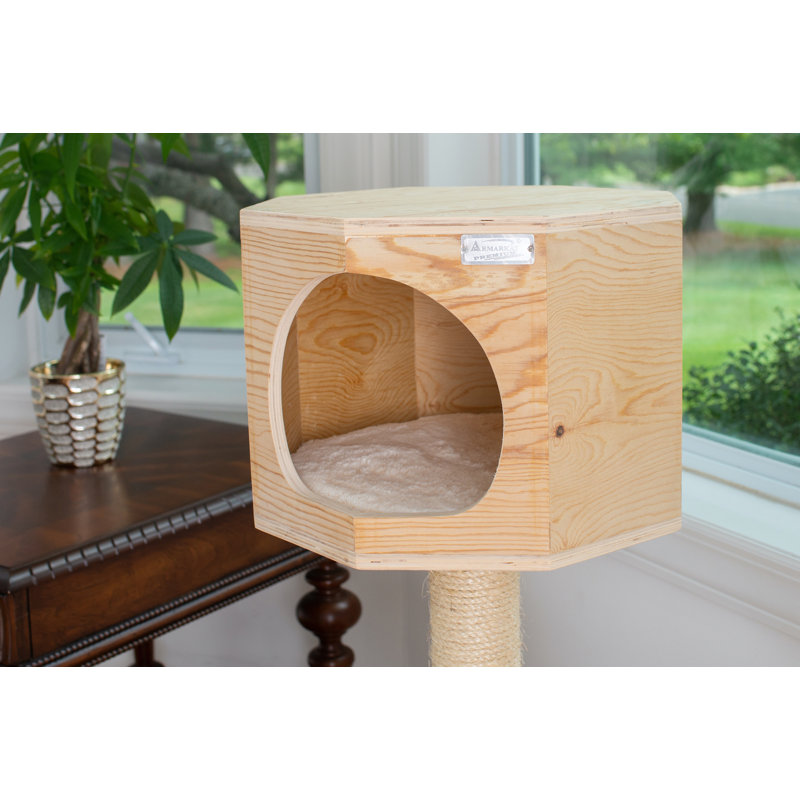 Scots Pine 20" x 20" Outdoor Cat Tree with Sisal Posts