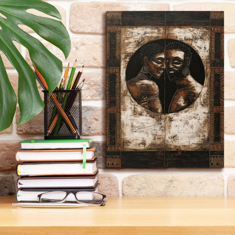  «Across The World» par Rich Monet, art mural sur toile, 12 po x 16 po, H 16 po x l 12 po
