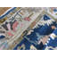Tapis bleu marine unique de 9 pi x 12 pi