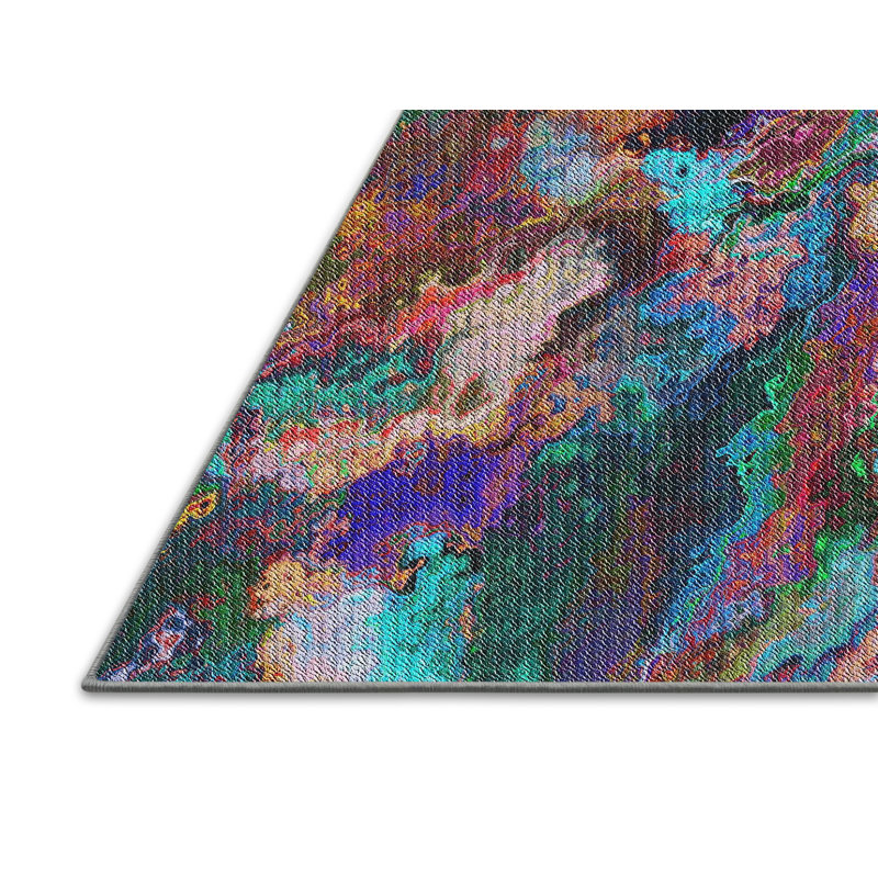 Abstract Indoor Rug, Rectangle 5' x 7'