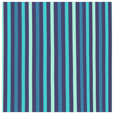 Blue Vertical Stripes Quilted Bedspread All Sizes