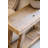 26" Reclaimed Wood A-Frame Side Table | Narrow Rustic End Table