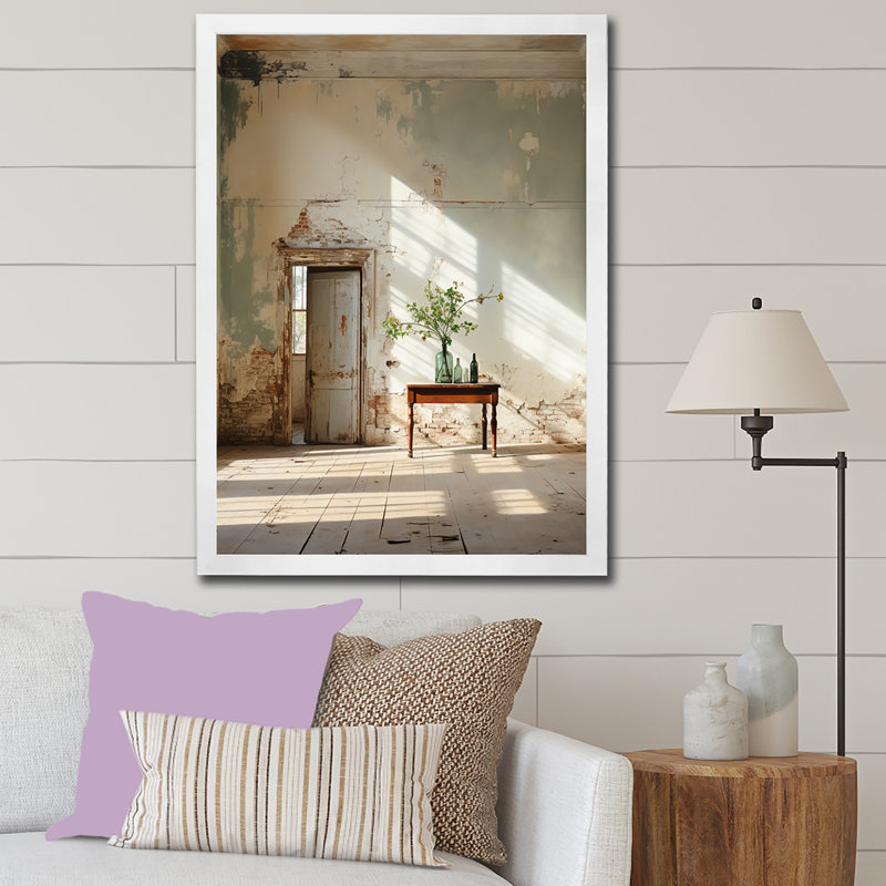 Beige, minimalisme, espace vide, étreinte, Cadre simple blanc, H 20 po x l 12 po x P 1 po