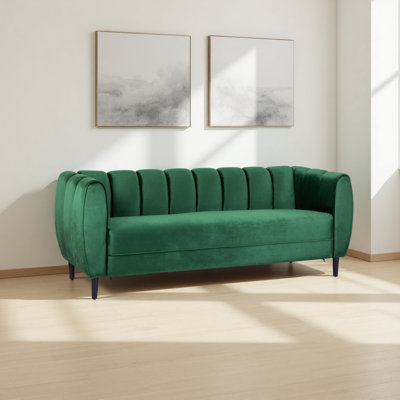 Velvet 3-Seater Sofa