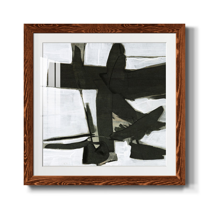 Ode An Kline III - reproduction encadrée de qualité supérieure - prête à être accrochée, H 31,5 po x l 31,5 po x P 1,5 po