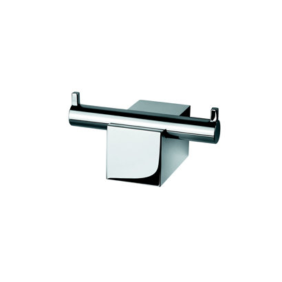 Nexx Wall Mounted Double Robe Hook, Chrome