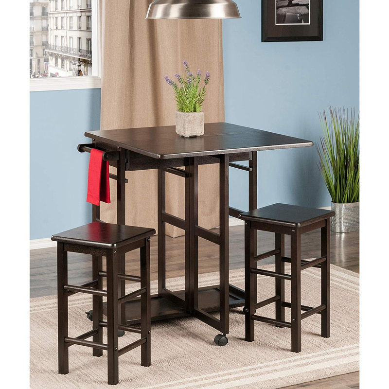 Guyer Solid Wood Kitchen Island Set